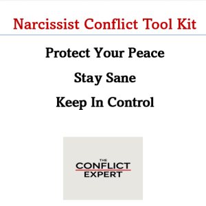 Narcissist conflict management tools for healthy boundaries and peace.