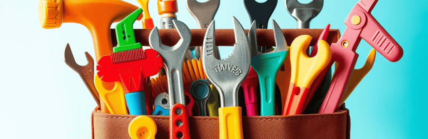 Collection of tools and gadgets for managing narcissist conflicts effectively.